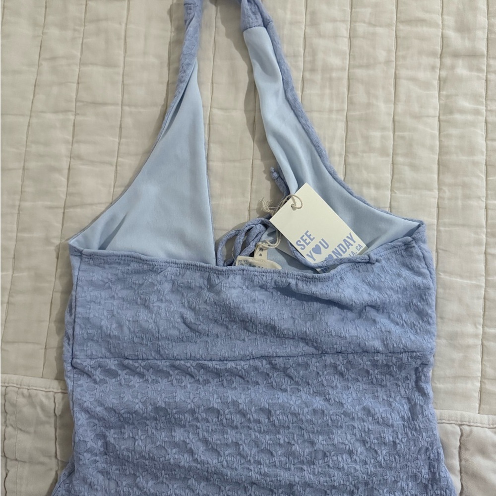 Light Blue Halter Top - Picture 2 of 2